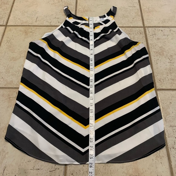 Ricki's Halter Top Chevron Striped Blouse, XL - Picture 6 of 6